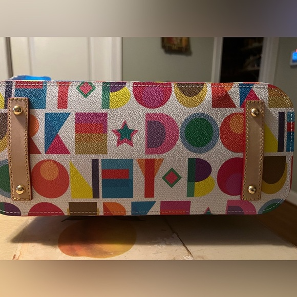 Dooney & Bourke Multicolor Art Deco Hobo Bag, NWT - Picture 13 of 13